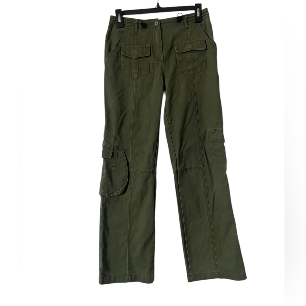Brandy Melville John Galt Kim‎ Olive Green Adjustable Waist Cargo Pants